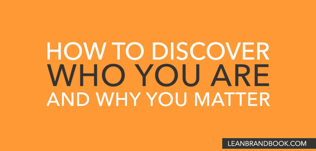 How To Discover Who You Are